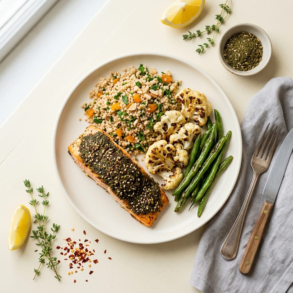 Pan-Seared Za'atar Salmon
